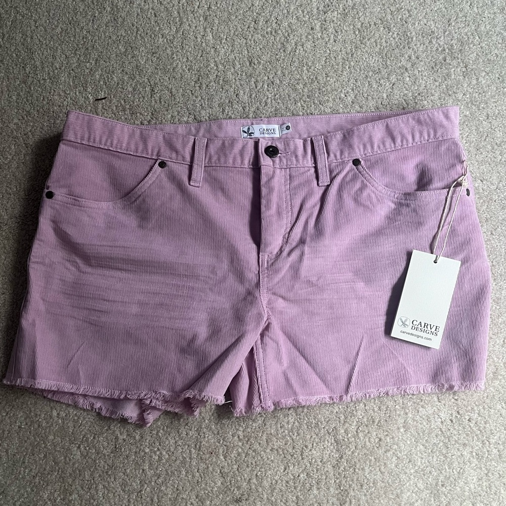 NWT Carve Designs Oahu Short size 12 Lilac